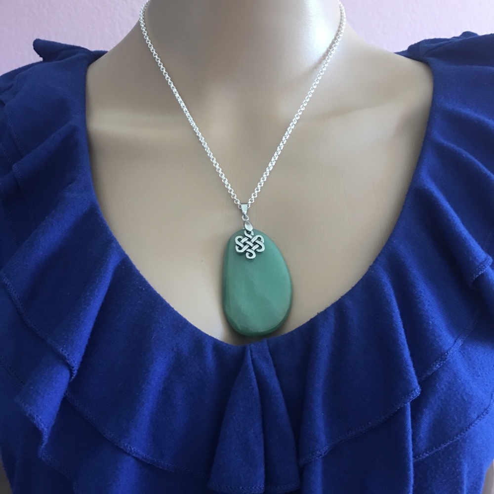 Green Aventurine Natural Stone Necklace